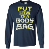 T-Shirts Navy / S BODY BAG Men's Long Sleeve T-Shirt