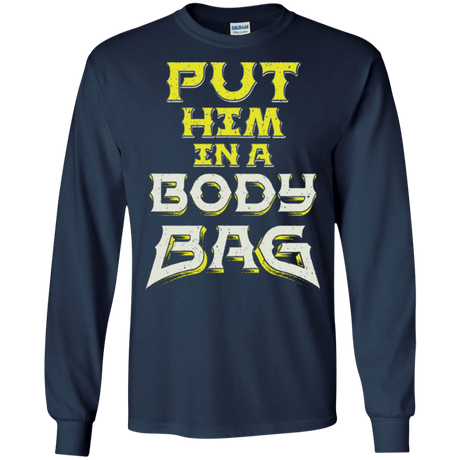 T-Shirts Navy / S BODY BAG Men's Long Sleeve T-Shirt