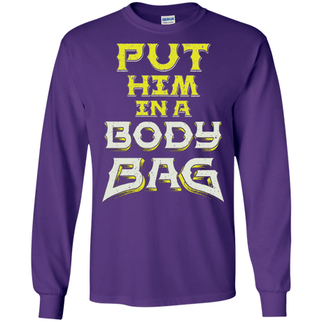 T-Shirts Purple / S BODY BAG Men's Long Sleeve T-Shirt