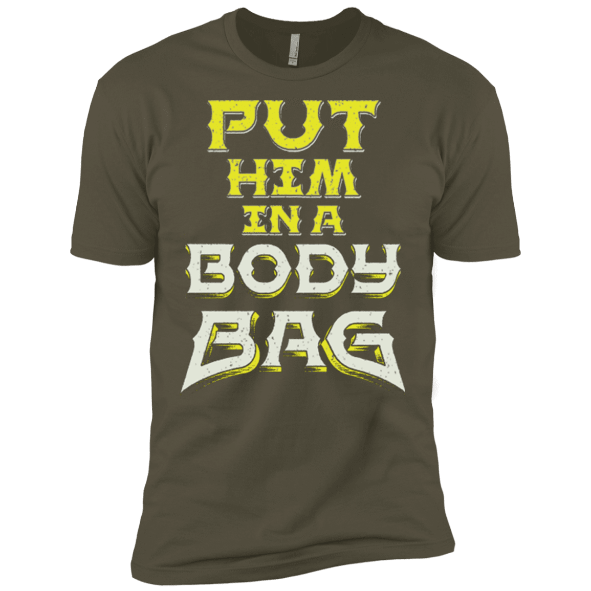 T-Shirts Military Green / X-Small BODY BAG Men's Premium T-Shirt