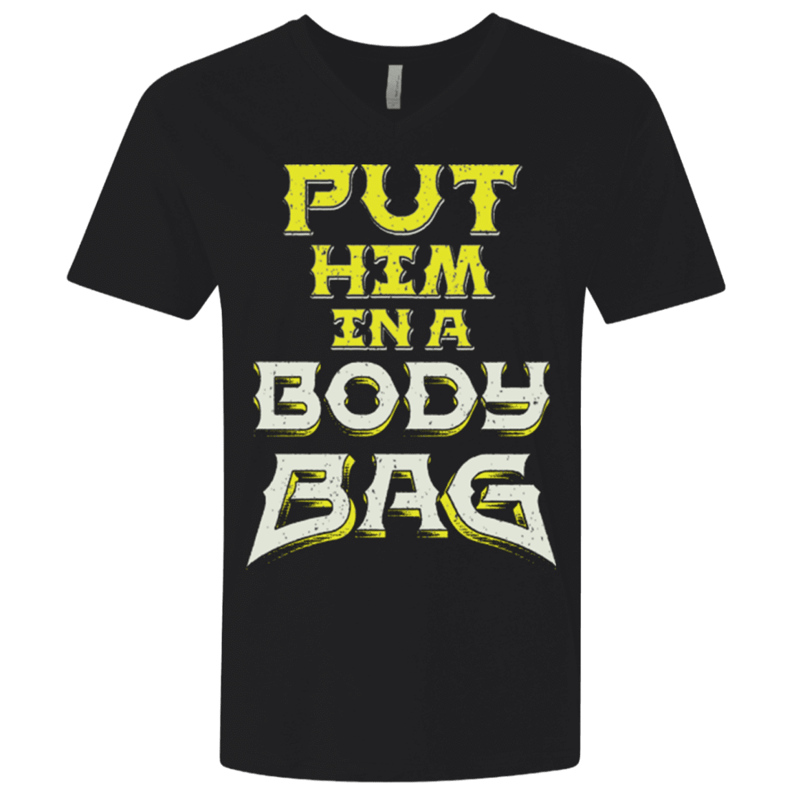 T-Shirts Black / X-Small BODY BAG Men's Premium V-Neck