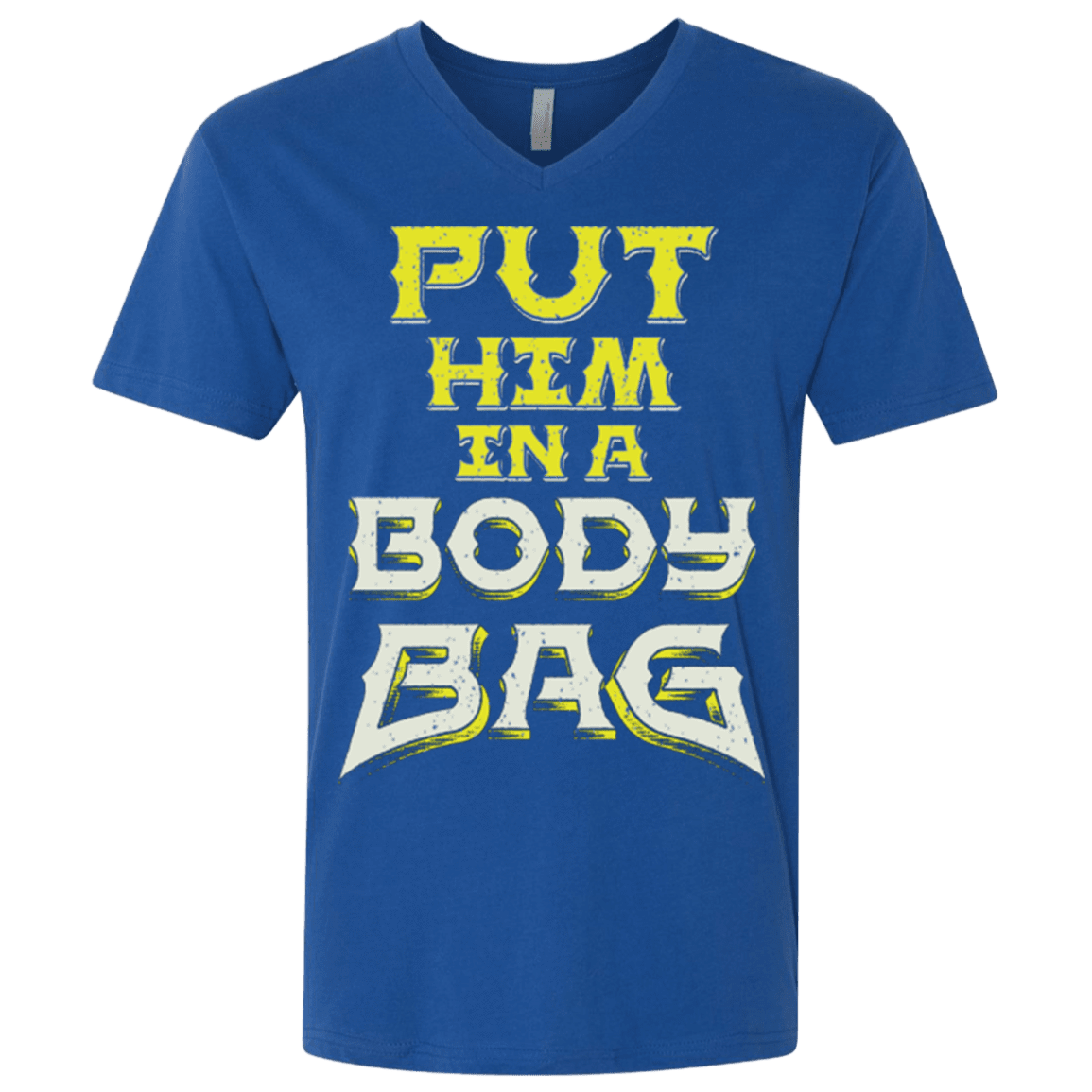 T-Shirts Royal / X-Small BODY BAG Men's Premium V-Neck