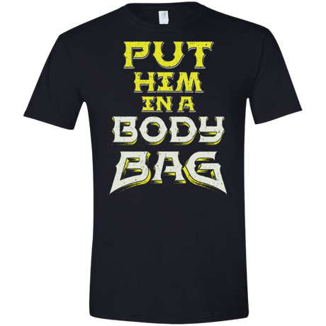 T-Shirts Black / X-Small BODY BAG Men's Semi-Fitted Softstyle