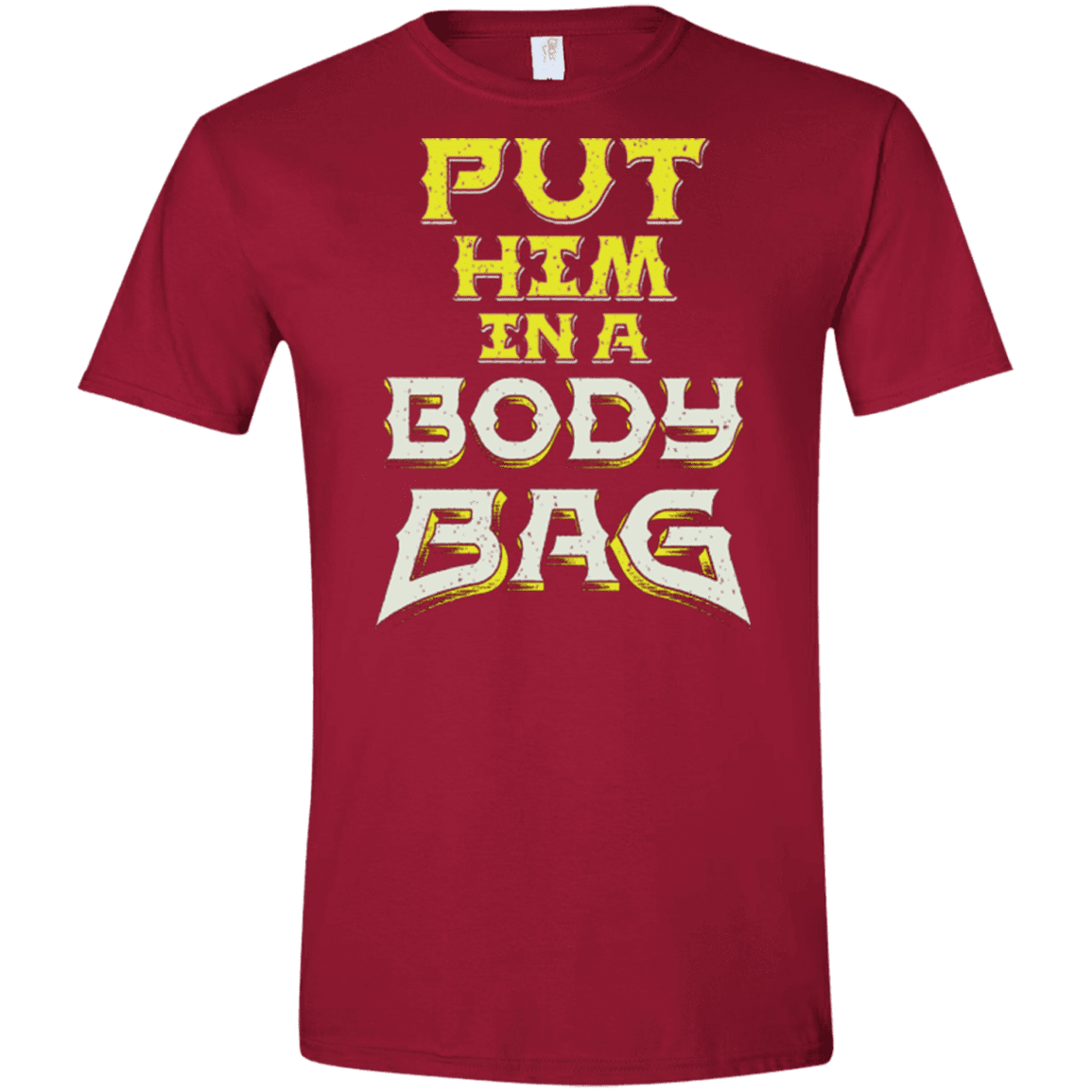 T-Shirts Cardinal Red / S BODY BAG Men's Semi-Fitted Softstyle