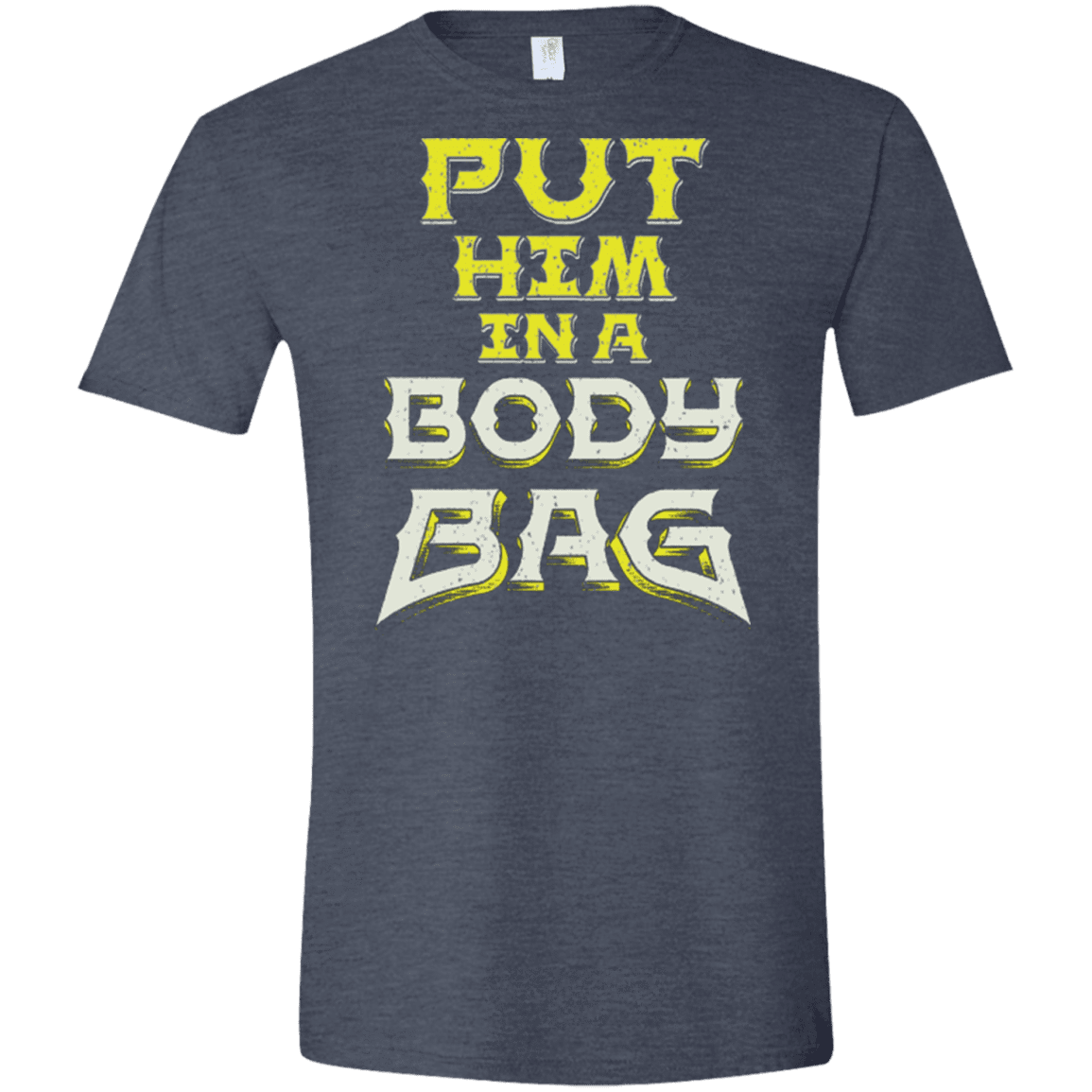 T-Shirts Heather Navy / S BODY BAG Men's Semi-Fitted Softstyle