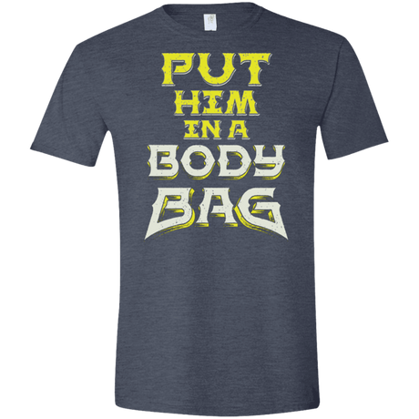 T-Shirts Heather Navy / S BODY BAG Men's Semi-Fitted Softstyle