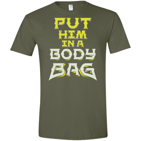 T-Shirts Military Green / S BODY BAG Men's Semi-Fitted Softstyle