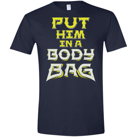 T-Shirts Navy / X-Small BODY BAG Men's Semi-Fitted Softstyle