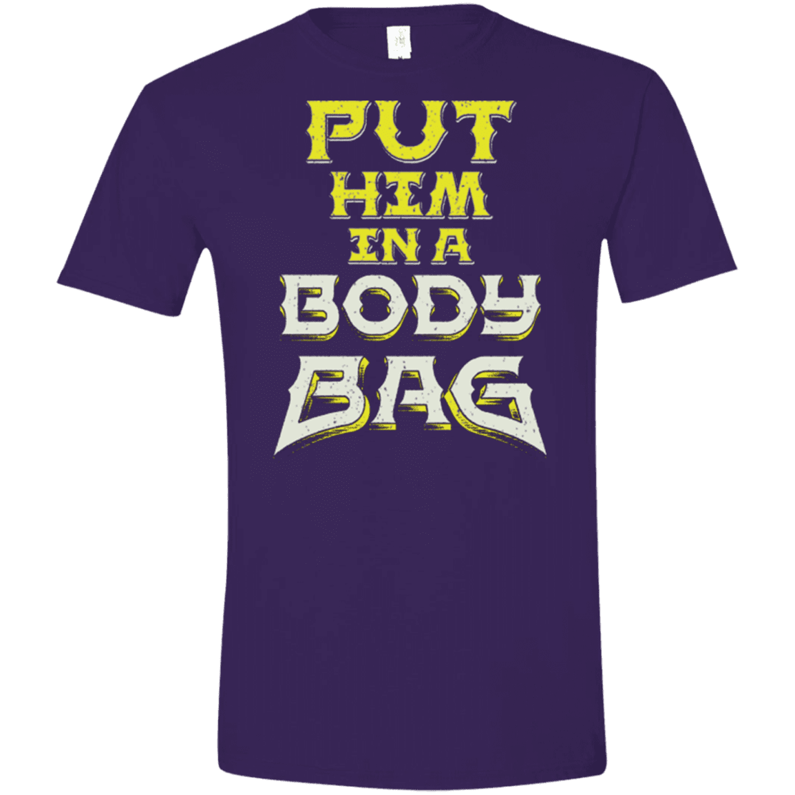 T-Shirts Purple / S BODY BAG Men's Semi-Fitted Softstyle