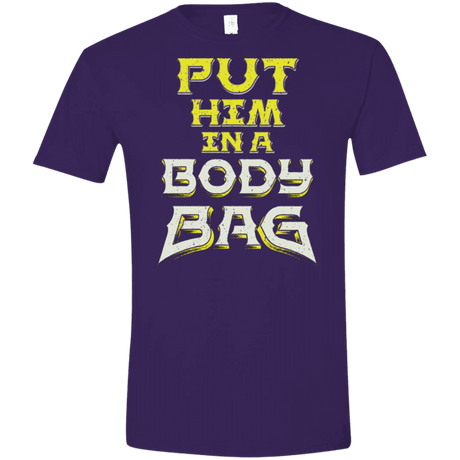 T-Shirts Purple / S BODY BAG Men's Semi-Fitted Softstyle