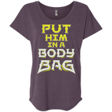 T-Shirts Vintage Purple / X-Small BODY BAG Triblend Dolman Sleeve