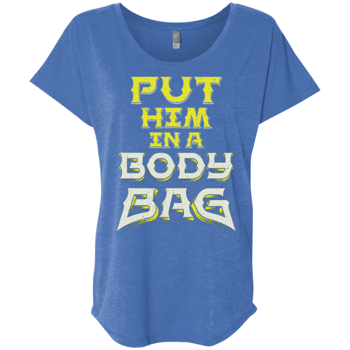 T-Shirts Vintage Royal / X-Small BODY BAG Triblend Dolman Sleeve