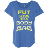 T-Shirts Vintage Royal / X-Small BODY BAG Triblend Dolman Sleeve