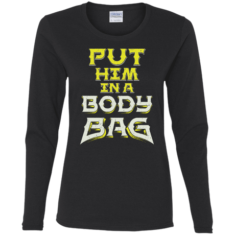 T-Shirts Black / S BODY BAG Women's Long Sleeve T-Shirt