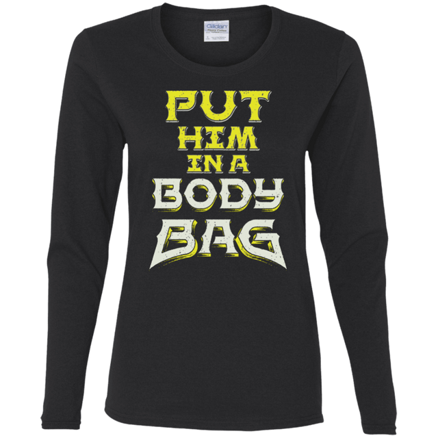 T-Shirts Black / S BODY BAG Women's Long Sleeve T-Shirt