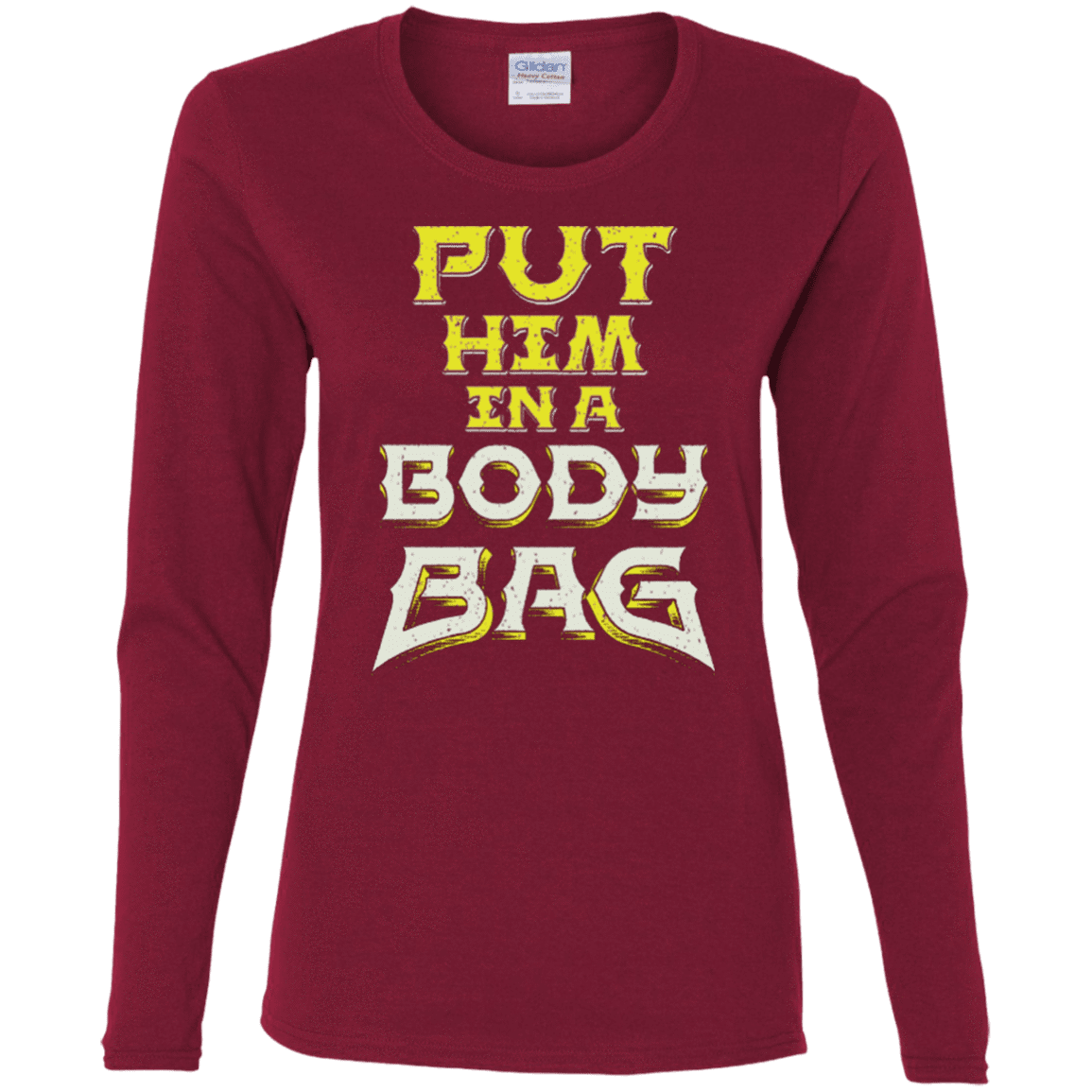 T-Shirts Cardinal / S BODY BAG Women's Long Sleeve T-Shirt