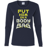 T-Shirts Navy / S BODY BAG Women's Long Sleeve T-Shirt
