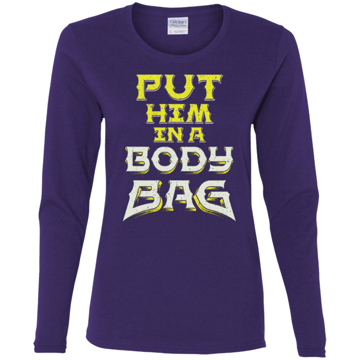 T-Shirts Purple / S BODY BAG Women's Long Sleeve T-Shirt
