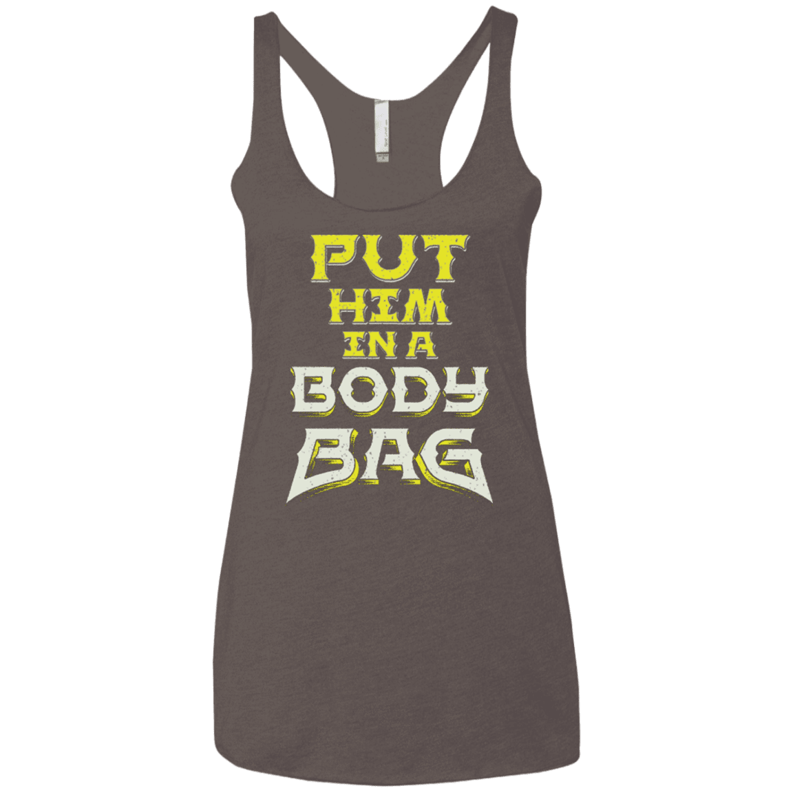 T-Shirts Macchiato / X-Small BODY BAG Women's Triblend Racerback Tank