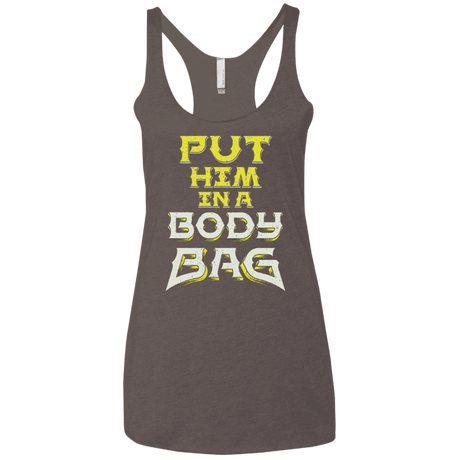 T-Shirts Macchiato / X-Small BODY BAG Women's Triblend Racerback Tank