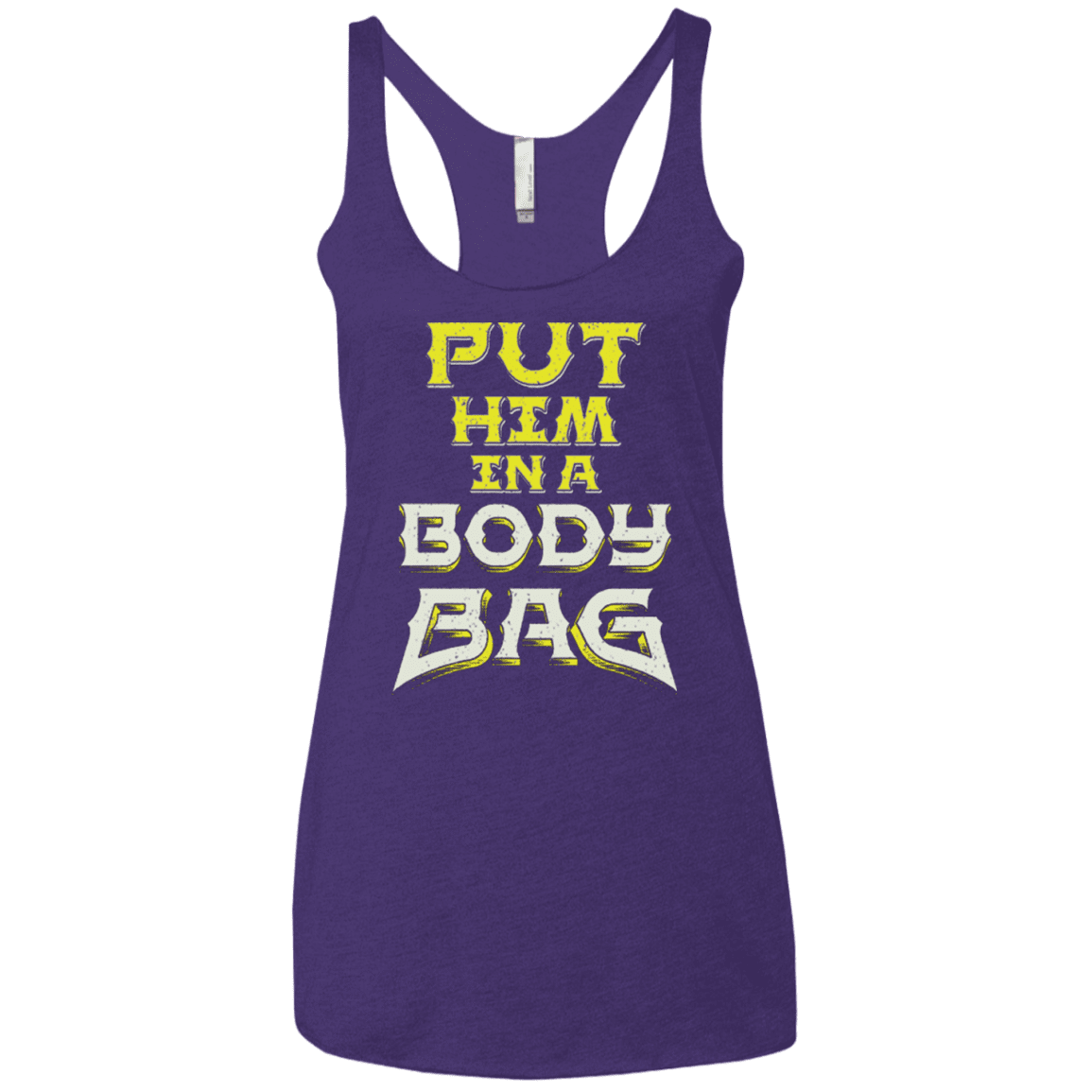 T-Shirts Purple Rush / X-Small BODY BAG Women's Triblend Racerback Tank