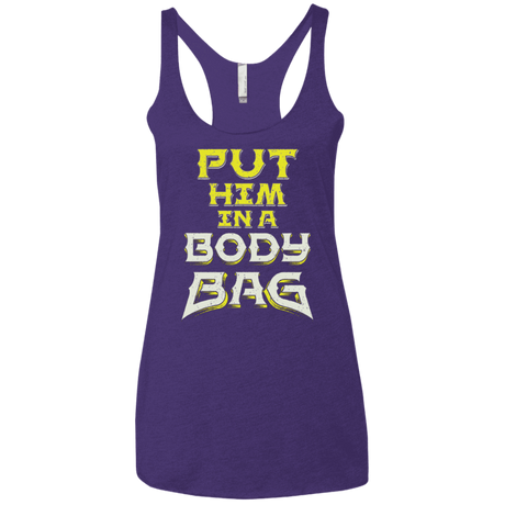 T-Shirts Purple Rush / X-Small BODY BAG Women's Triblend Racerback Tank