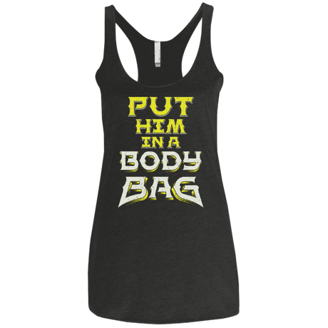 T-Shirts Vintage Black / X-Small BODY BAG Women's Triblend Racerback Tank