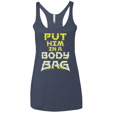 T-Shirts Vintage Navy / X-Small BODY BAG Women's Triblend Racerback Tank