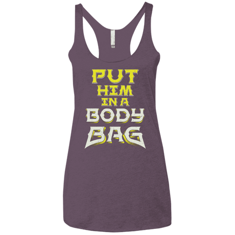 T-Shirts Vintage Purple / X-Small BODY BAG Women's Triblend Racerback Tank
