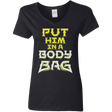 T-Shirts Black / S BODY BAG Women's V-Neck T-Shirt