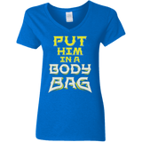 T-Shirts Royal / S BODY BAG Women's V-Neck T-Shirt