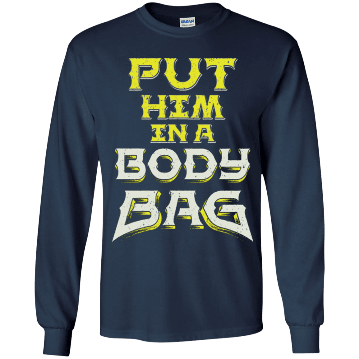 T-Shirts Navy / YS BODY BAG Youth Long Sleeve T-Shirt