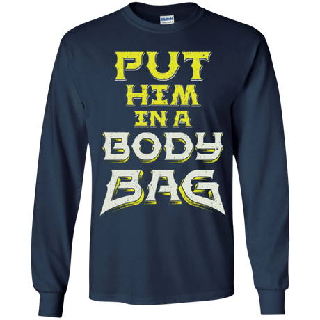 T-Shirts Navy / YS BODY BAG Youth Long Sleeve T-Shirt