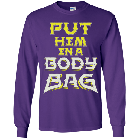 T-Shirts Purple / YS BODY BAG Youth Long Sleeve T-Shirt