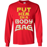 T-Shirts Red / YS BODY BAG Youth Long Sleeve T-Shirt