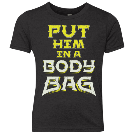 T-Shirts Vintage Black / YXS BODY BAG Youth Triblend T-Shirt