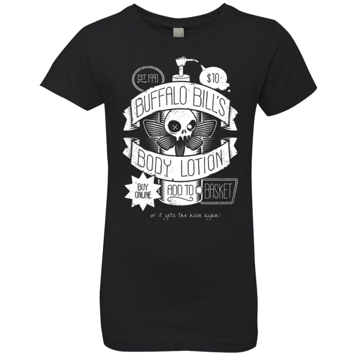 T-Shirts Black / YXS Body Lotion Girls Premium T-Shirt