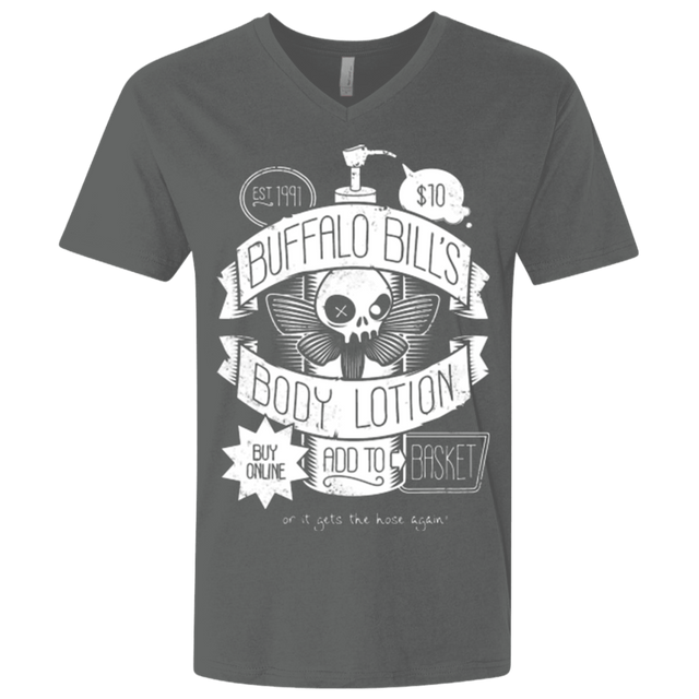 T-Shirts Heavy Metal / X-Small Body Lotion Men's Premium V-Neck