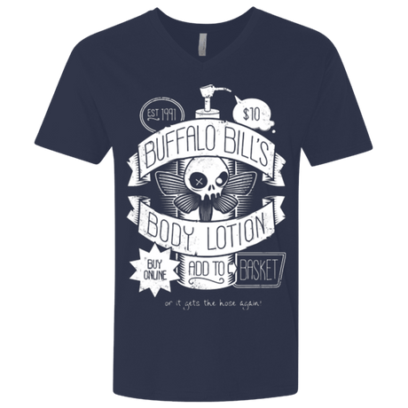 T-Shirts Midnight Navy / X-Small Body Lotion Men's Premium V-Neck