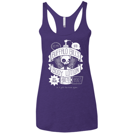 T-Shirts Purple / X-Small Body Lotion Women's Triblend Racerback Tank