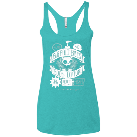 T-Shirts Tahiti Blue / X-Small Body Lotion Women's Triblend Racerback Tank
