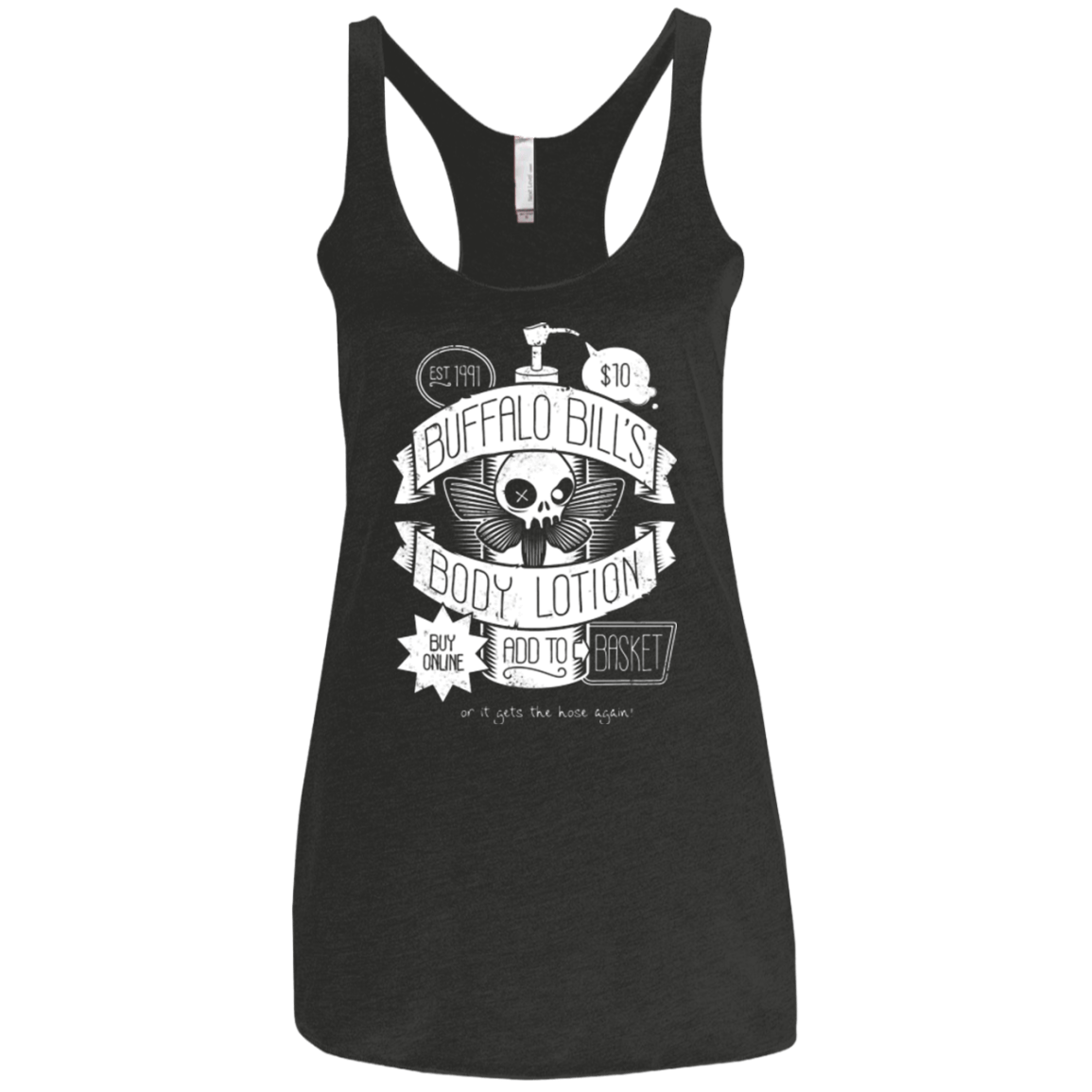 T-Shirts Vintage Black / X-Small Body Lotion Women's Triblend Racerback Tank