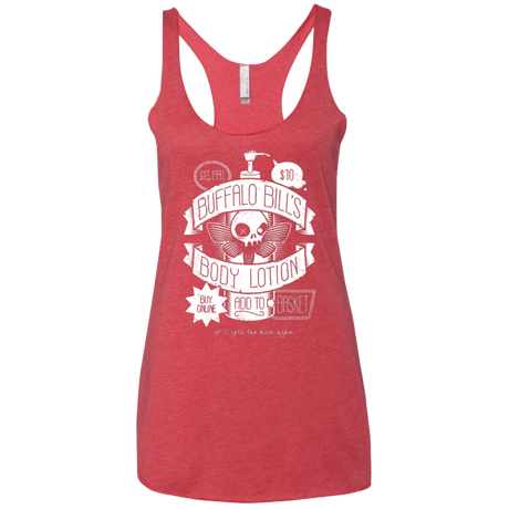 T-Shirts Vintage Red / X-Small Body Lotion Women's Triblend Racerback Tank