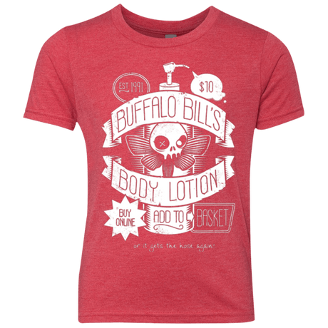 T-Shirts Vintage Red / YXS Body Lotion Youth Triblend T-Shirt