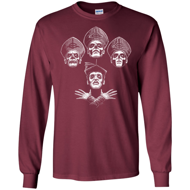 T-Shirts Maroon / S Bohemian Ghost Men's Long Sleeve T-Shirt