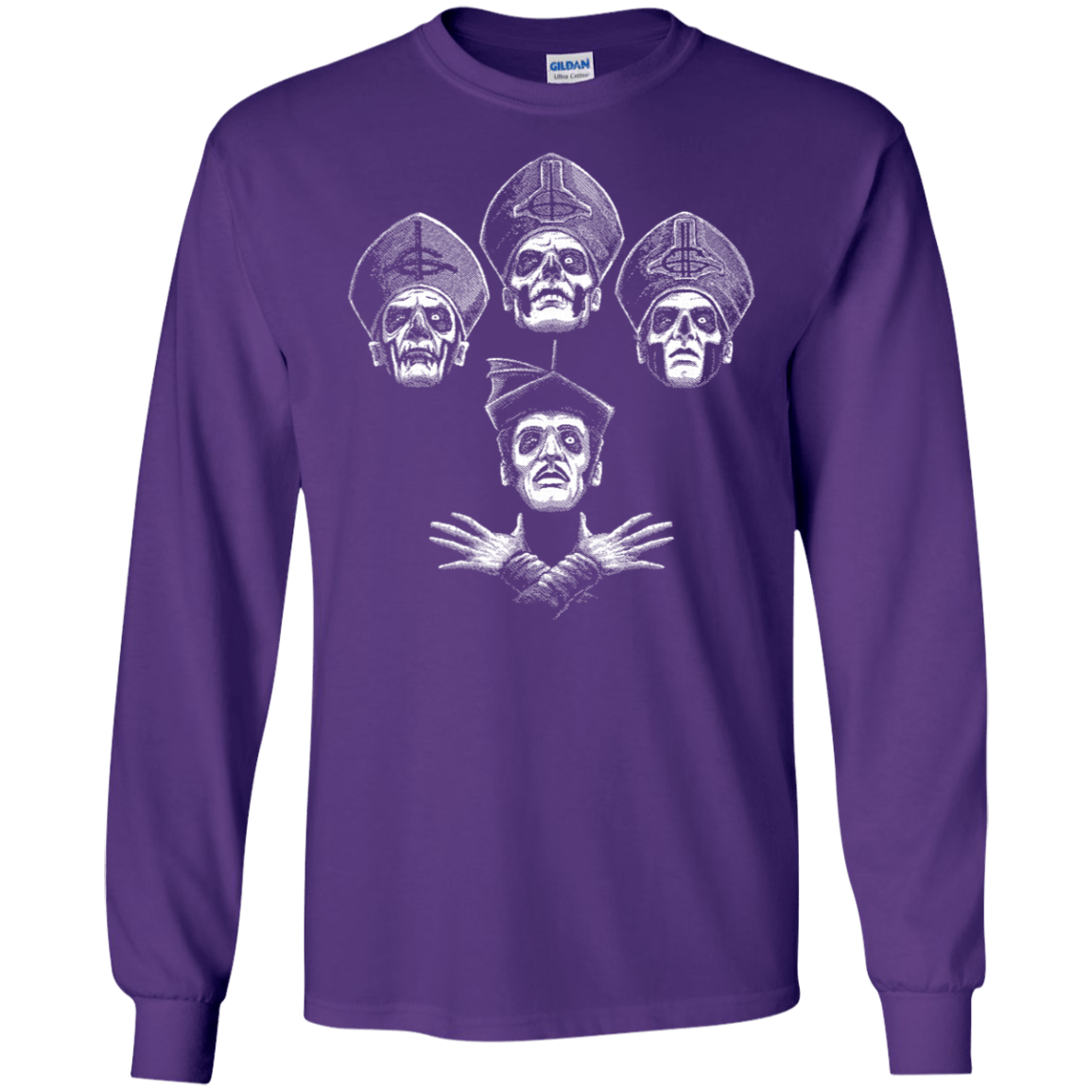 T-Shirts Purple / S Bohemian Ghost Men's Long Sleeve T-Shirt