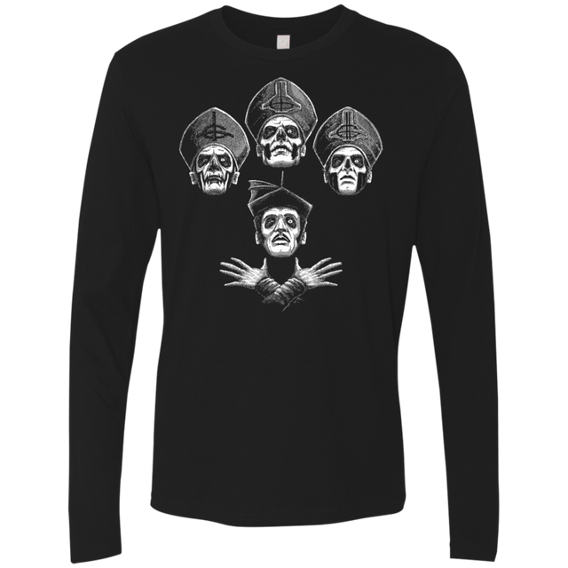 T-Shirts Black / S Bohemian Ghost Men's Premium Long Sleeve
