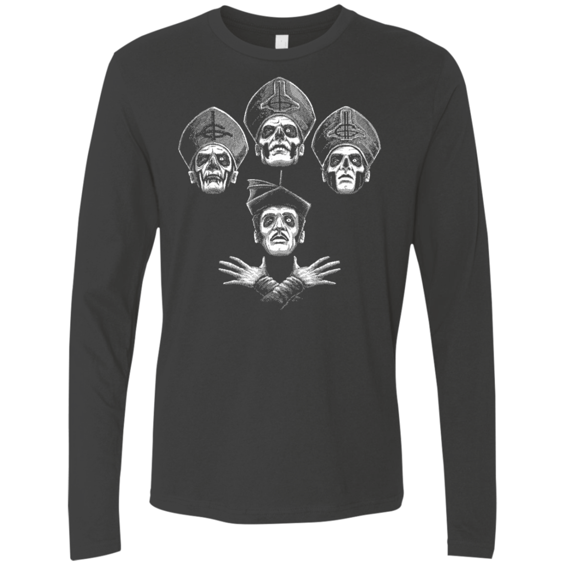 T-Shirts Heavy Metal / S Bohemian Ghost Men's Premium Long Sleeve