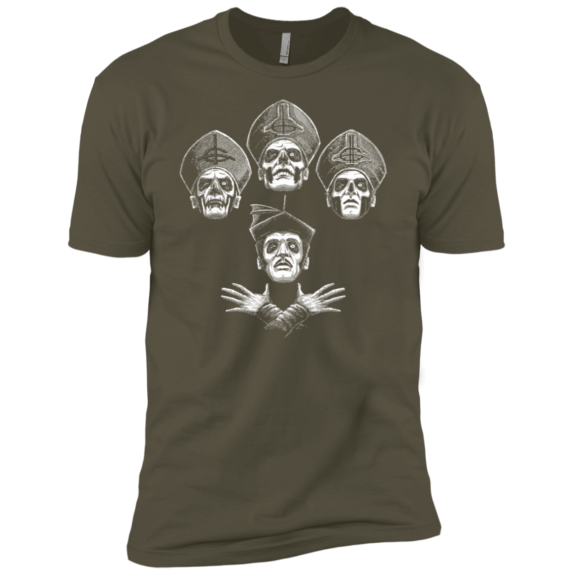 T-Shirts Military Green / X-Small Bohemian Ghost Men's Premium T-Shirt