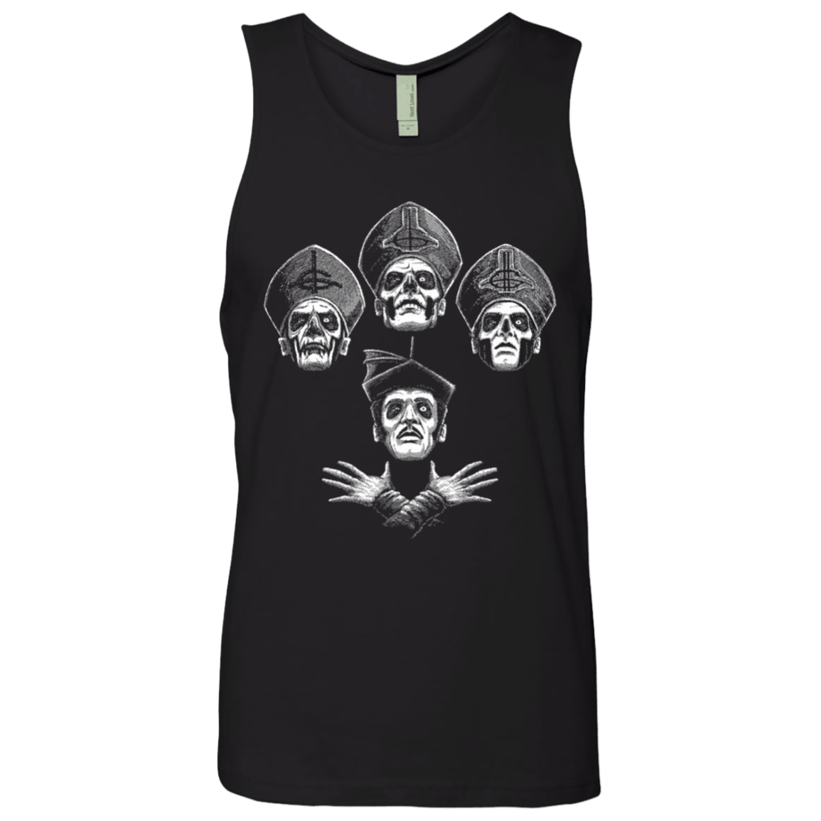 T-Shirts Black / S Bohemian Ghost Men's Premium Tank Top